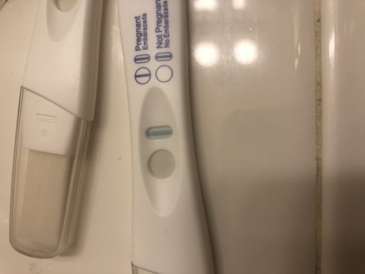 CVS Early Result Pregnancy Test, 21 Days Post Ovulation, FMU, Cycle Day 45