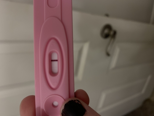New Choice (Dollar Tree) Pregnancy Test, 8 Days Post Ovulation, Cycle Day 24