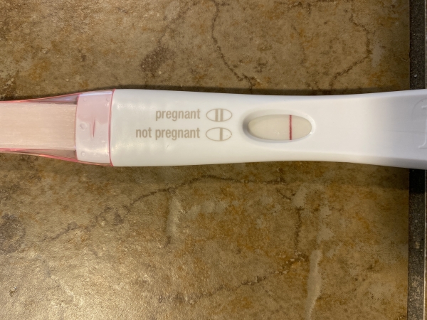First Response Early Pregnancy Test, 12 Days Post Ovulation, Cycle Day 27