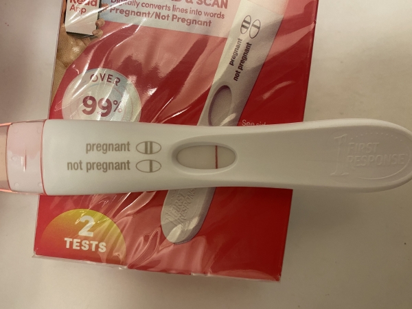 First Response Early Pregnancy Test, Cycle Day 27