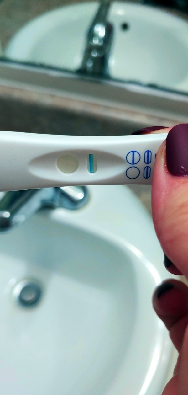 Equate One Step Pregnancy Test, 15 Days Post Ovulation, FMU, Cycle Day 32