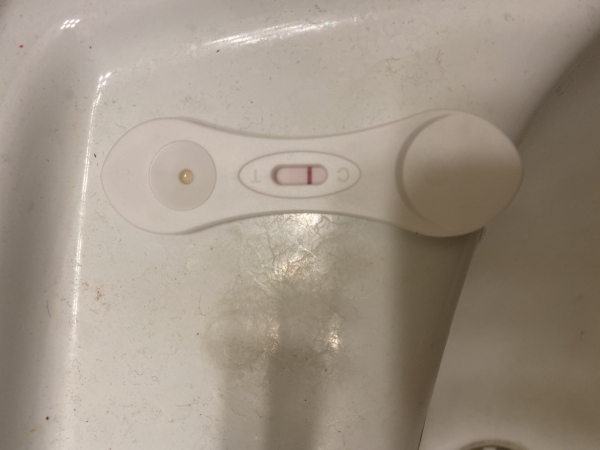 New Choice (Dollar Tree) Pregnancy Test, 12 Days Post Ovulation, Cycle Day 26