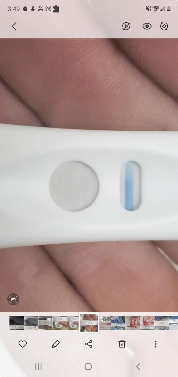 Equate One Step Pregnancy Test, 8 Days Post Ovulation