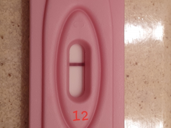 New Choice Pregnancy Test, 12 Days Post Ovulation, FMU, Cycle Day 31