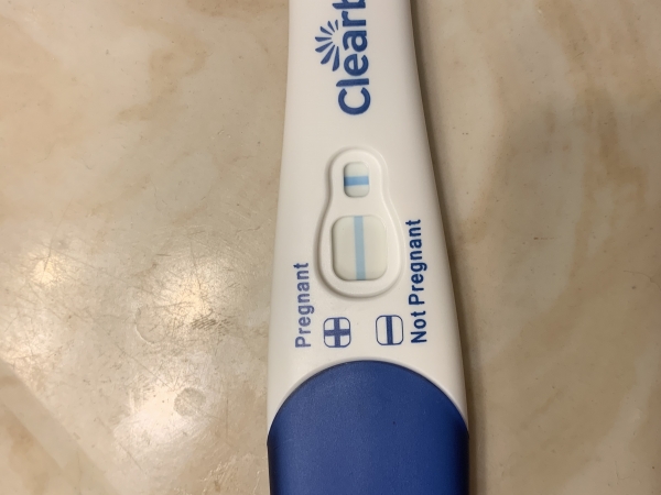 Clearblue Plus Pregnancy Test, 9 Days Post Ovulation, Cycle Day 23