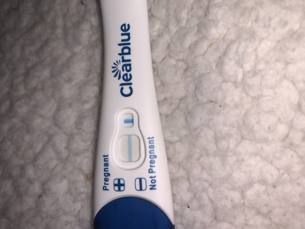 Clearblue Plus Pregnancy Test, 6 Days Post Ovulation, Cycle Day 18