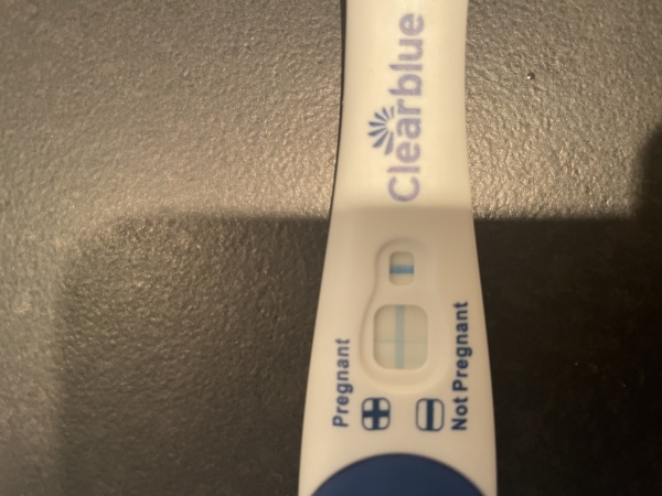 Clearblue Plus Pregnancy Test, 10 Days Post Ovulation, Cycle Day 23