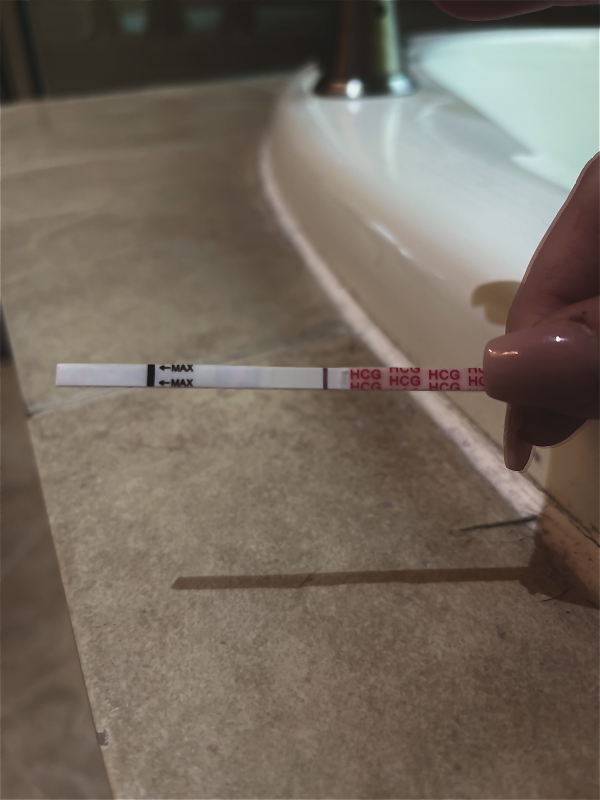 Wondfo Test Strips Pregnancy Test, 9 Days Post Ovulation