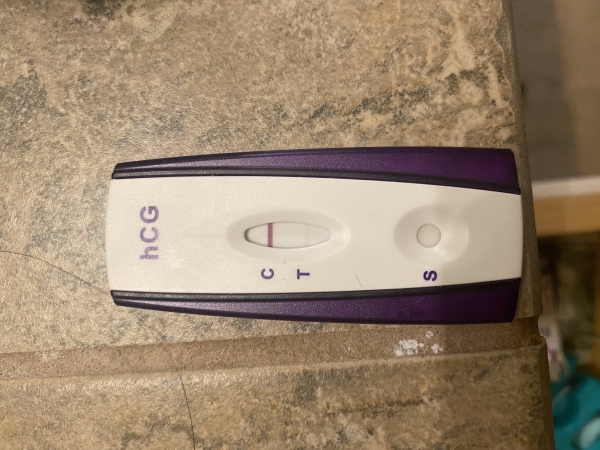 First Signal One Step Pregnancy Test, Cycle Day 27