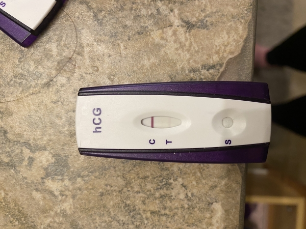 First Signal One Step Pregnancy Test, Cycle Day 28