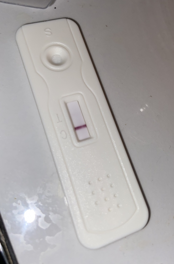 Generic Pregnancy Test, 20 Days Post Ovulation, FMU, Cycle Day 36