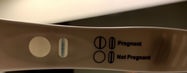 CVS Early Result Pregnancy Test, 10 Days Post Ovulation, FMU, Cycle Day 26