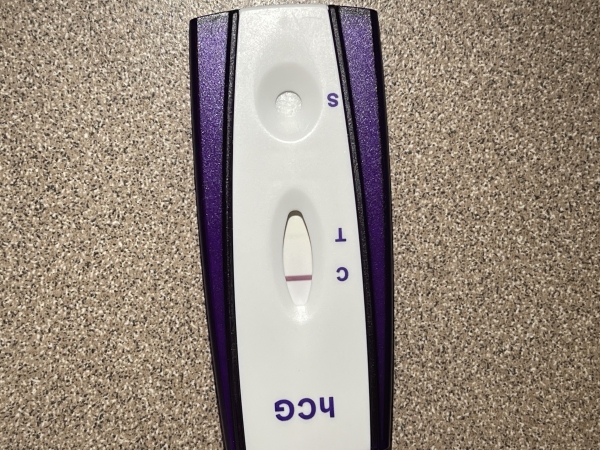 First Signal One Step Pregnancy Test, 11 Days Post Ovulation, Cycle Day 25