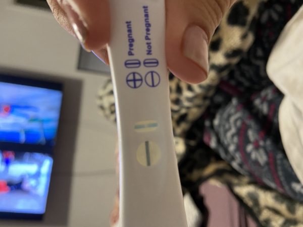 CVS One Step Pregnancy Test, 6 Days Post Ovulation, Cycle Day 21