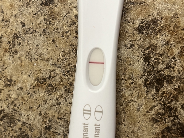 First Response Early Pregnancy Test, FMU, Cycle Day 33