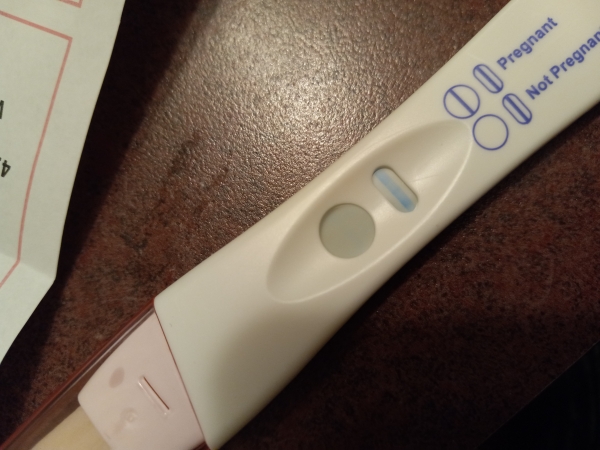 Equate Pregnancy Test, FMU, Cycle Day 40