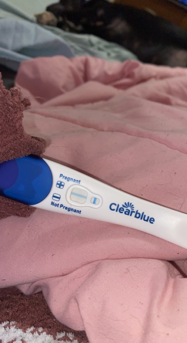 Clearblue Advanced Pregnancy Test, 9 Days Post Ovulation, Cycle Day 22