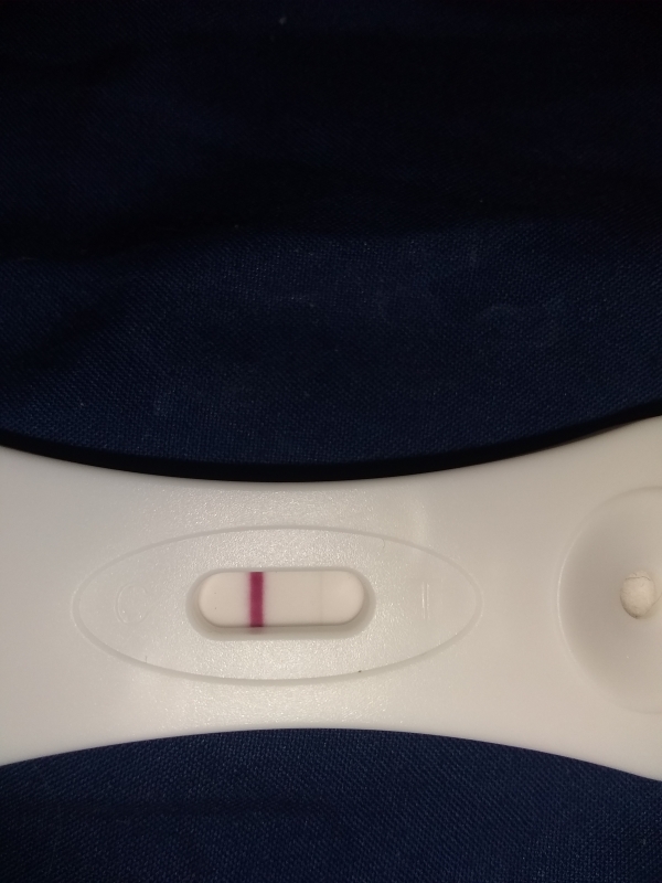 Generic Pregnancy Test, 12 Days Post Ovulation, FMU, Cycle Day 22