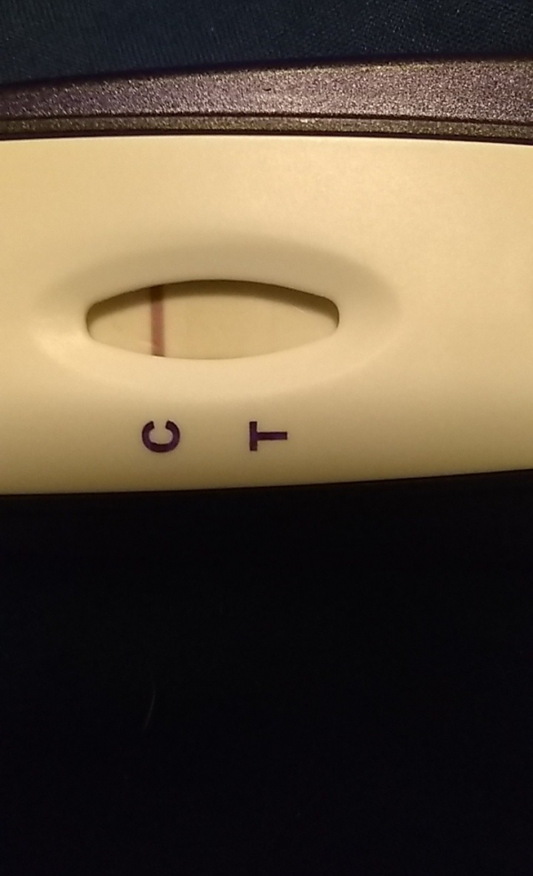 Generic Pregnancy Test, 16 Days Post Ovulation, FMU, Cycle Day 27