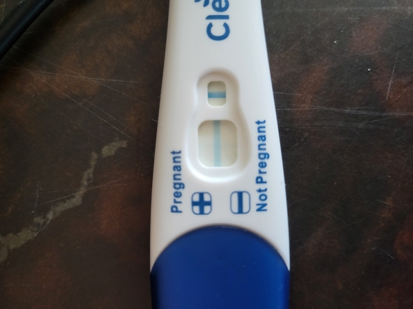 Clearblue Advanced Pregnancy Test, 15 Days Post Ovulation, Cycle Day 25