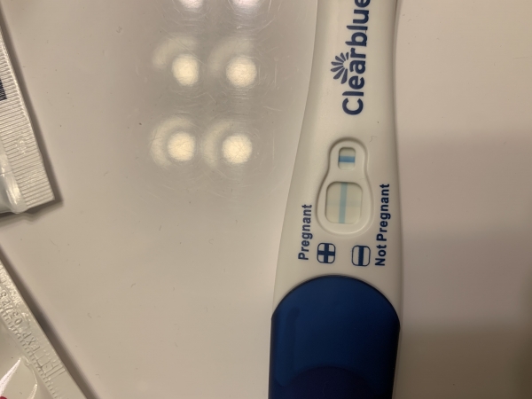 Clearblue Advanced Pregnancy Test, 12 Days Post Ovulation, Cycle Day 29