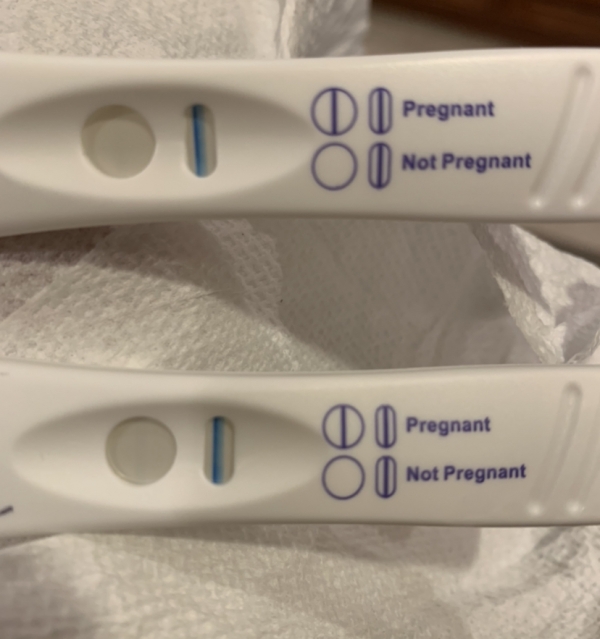 CVS Early Result Pregnancy Test, 8 Days Post Ovulation, Cycle Day 21