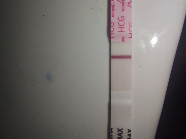 Easy-At-Home Pregnancy Test, 9 Days Post Ovulation, Cycle Day 25