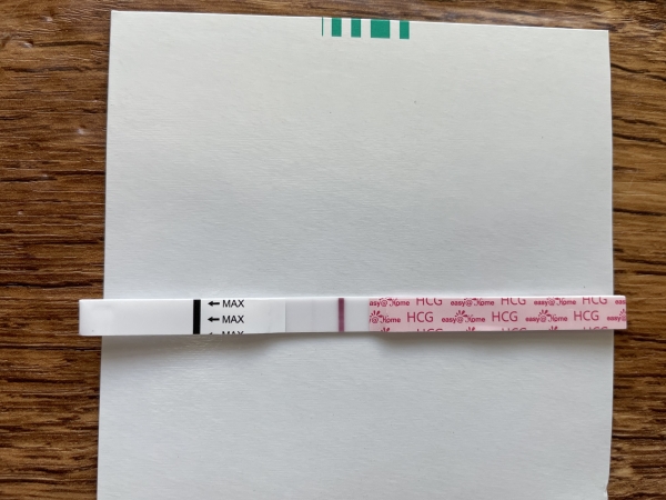 Easy-At-Home Pregnancy Test, 8 Days Post Ovulation, Cycle Day 23