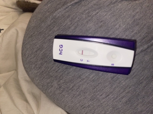 CVS One Step Pregnancy Test, 14 Days Post Ovulation, Cycle Day 29