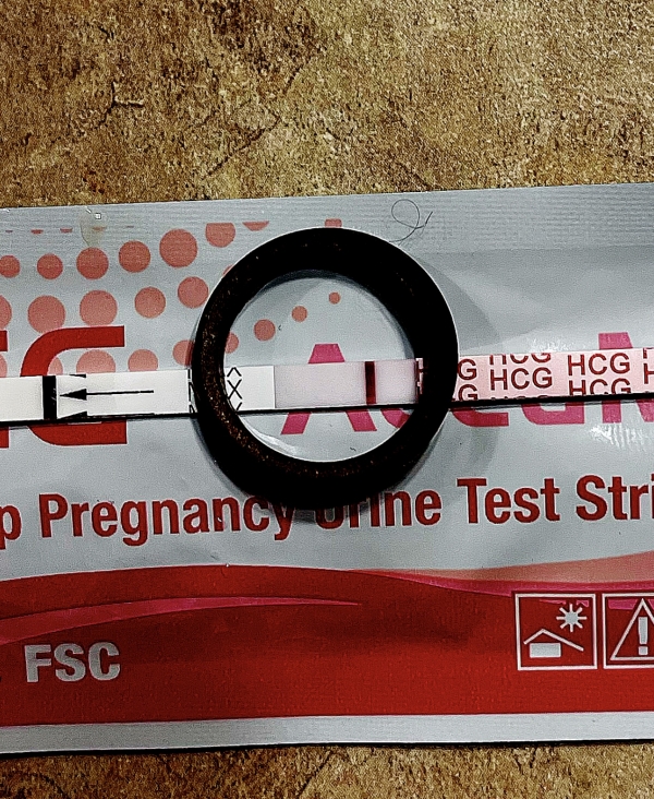 AccuMed Pregnancy Test, 10 Days Post Ovulation, FMU, Cycle Day 21