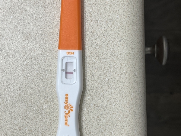 Easy-At-Home Pregnancy Test, 9 Days Post Ovulation, FMU, Cycle Day 41