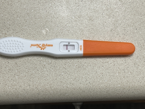 Easy-At-Home Pregnancy Test, 9 Days Post Ovulation, FMU, Cycle Day 41