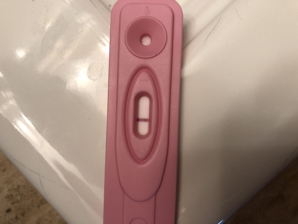 New Choice (Dollar Tree) Pregnancy Test, 8 Days Post Ovulation