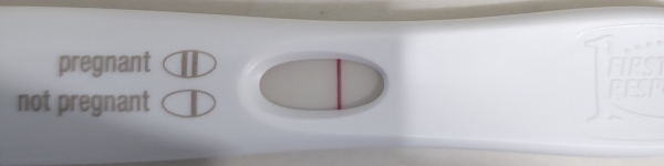 First Response Early Pregnancy Test, FMU, Cycle Day 42