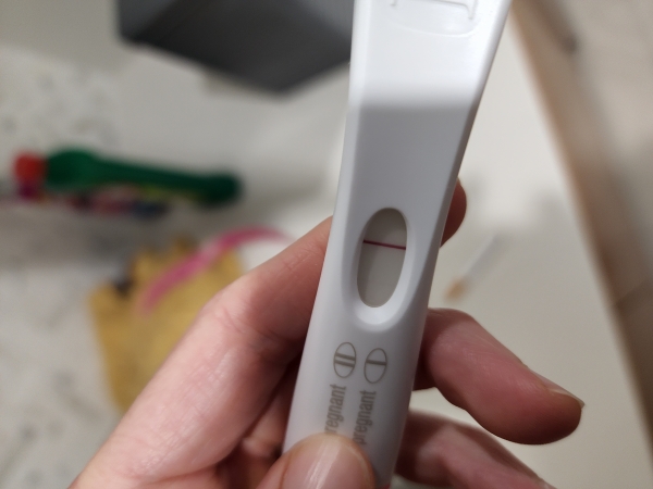 First Response Early Pregnancy Test, FMU, Cycle Day 42