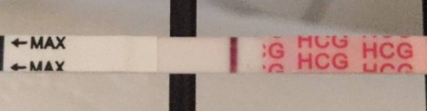 Wondfo Test Strips Pregnancy Test, 14 Days Post Ovulation, Cycle Day 28