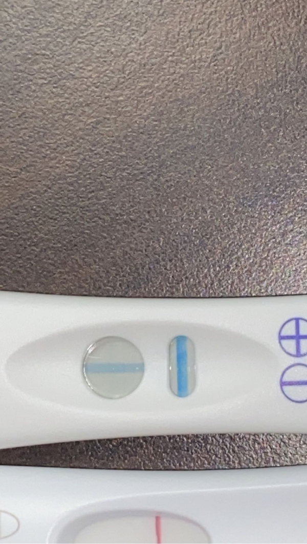 CVS One Step Pregnancy Test, 14 Days Post Ovulation, FMU, Cycle Day 30