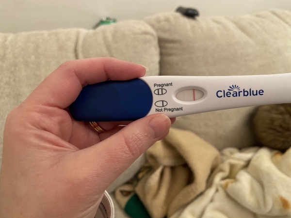 Clearblue Plus Pregnancy Test, 10 Days Post Ovulation, Cycle Day 25