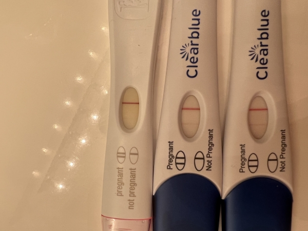 Home Pregnancy Test, 12 Days Post Ovulation, FMU, Cycle Day 27