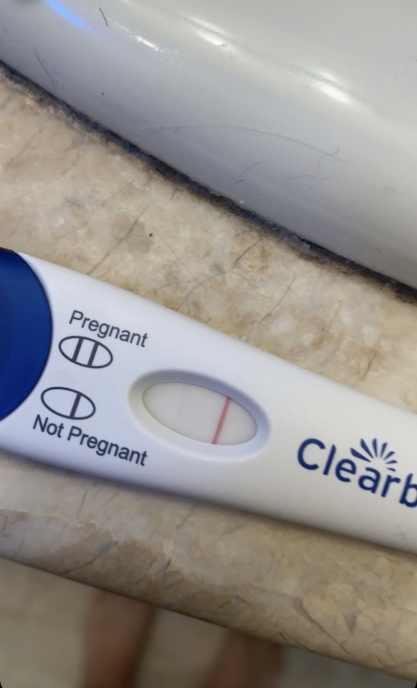 Clearblue Plus Pregnancy Test, 8 Days Post Ovulation, Cycle Day 26