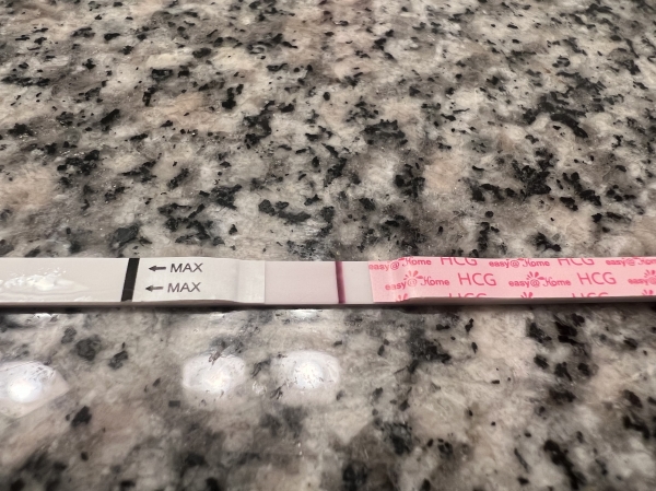 Easy-At-Home Pregnancy Test, 9 Days Post Ovulation