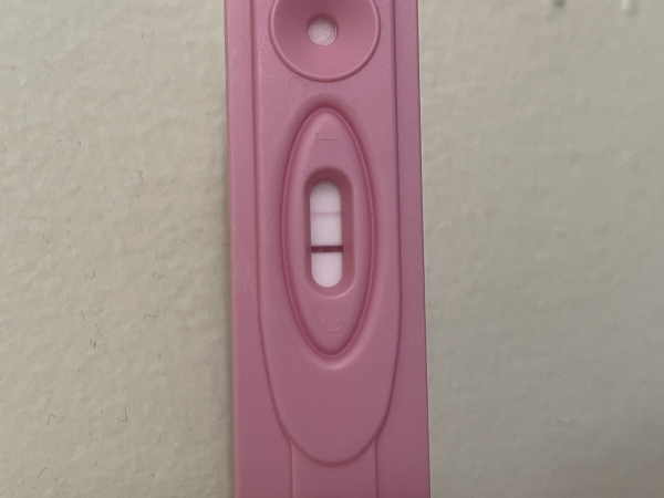 New Choice (Dollar Tree) Pregnancy Test, 16 Days Post Ovulation, FMU, Cycle Day 32