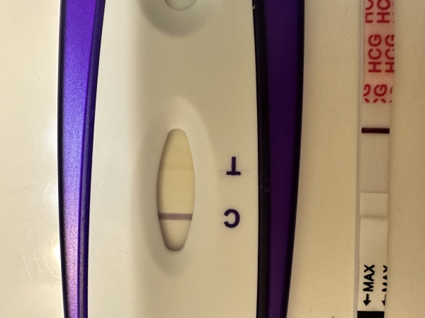 Equate Pregnancy Test, 8 Days Post Ovulation, FMU, Cycle Day 25