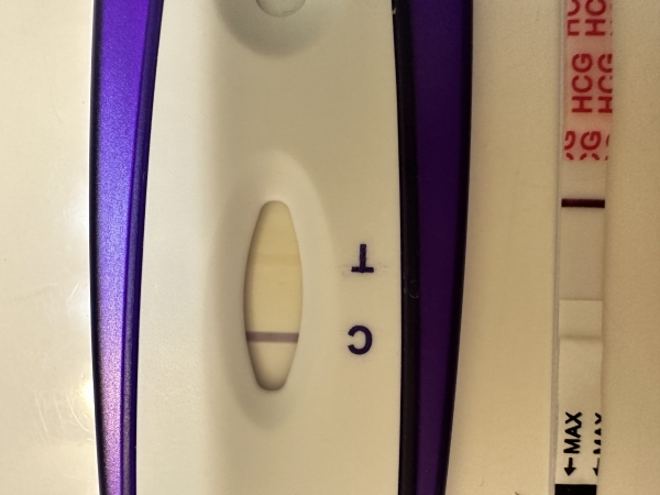 Equate One Step Pregnancy Test, 8 Days Post Ovulation, FMU, Cycle Day 25