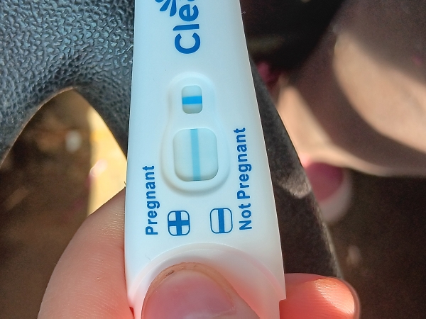 Clearblue Plus Pregnancy Test, 12 Days Post Ovulation, Cycle Day 30