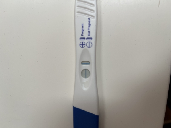 CVS One Step Pregnancy Test, 13 Days Post Ovulation, FMU, Cycle Day 27