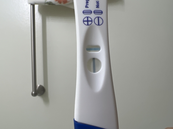 Walgreens One Step Pregnancy Test, 21 Days Post Ovulation, Cycle Day 45