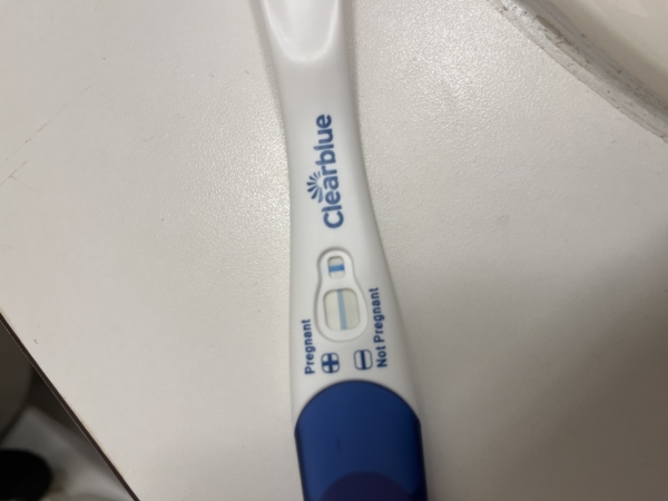 Clearblue Plus Pregnancy Test, 10 Days Post Ovulation, Cycle Day 24