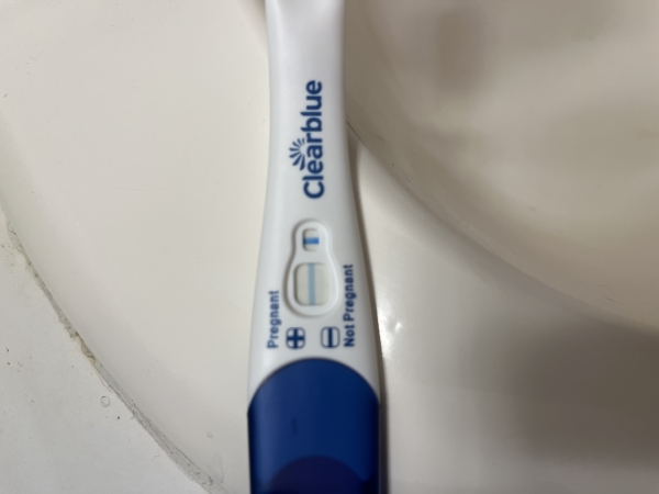 Clearblue Plus Pregnancy Test, 10 Days Post Ovulation, Cycle Day 24