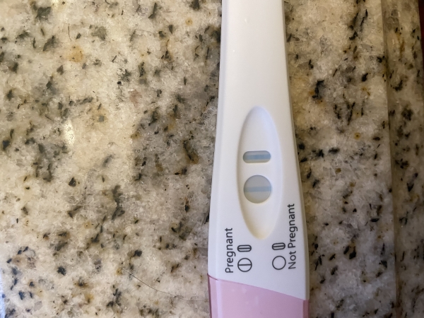 Equate One Step Pregnancy Test, 15 Days Post Ovulation, FMU, Cycle Day 32